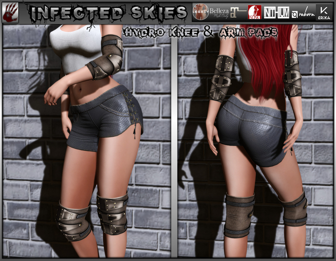 *IS* Hydro Knee & Elbow Pads Brown   