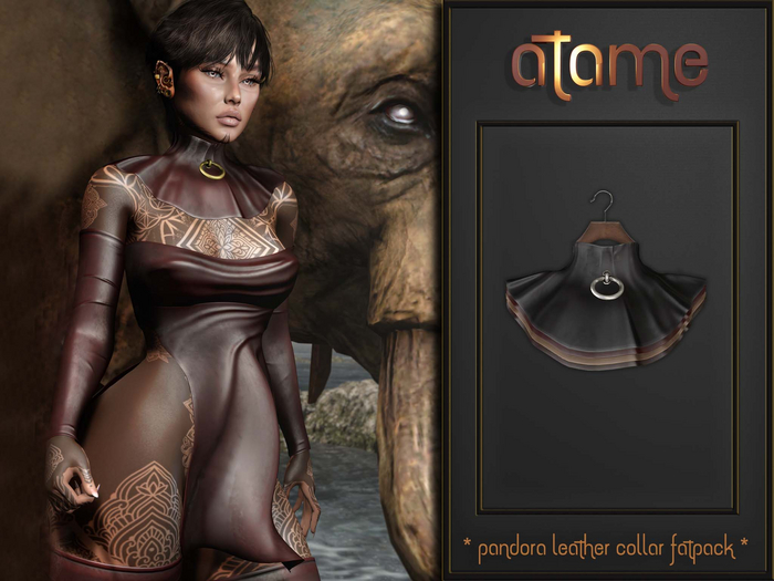 AtaMe - Pandora Leather Collar Maitreya