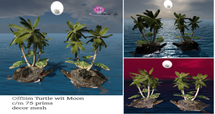 MICSHA-OFFSIM TIRTLE WITH MOON