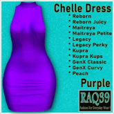 [R39] Chelle Dress-Purple