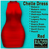 [R39] Chelle Dress-Red
