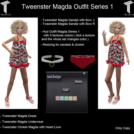 Tweenster Magda Outfit Demo