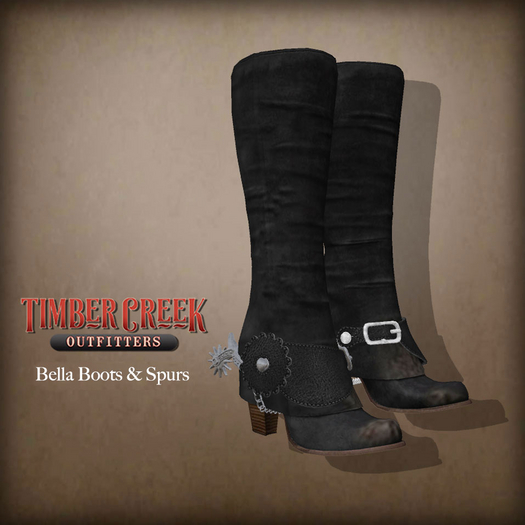 [Timber Creek] Bella Leather Boots-Black