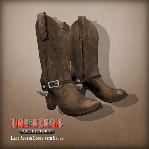 [Timber Creek] Lady Austin Boots-Worn Brown