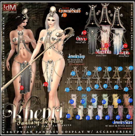 27 !dM Khepri **MAGNOLIA** (BOX LARA) RARE
