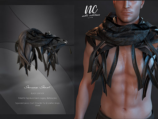 [NC] - Shaman Shawl (Black&Brown)