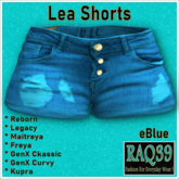 [R39] Lea Shorts-eBlue