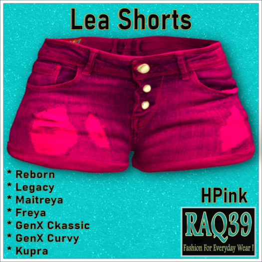 [R39] Lea Shorts-HPink