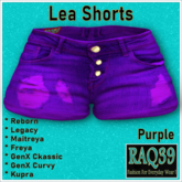 [R39] Lea Shorts-Purple