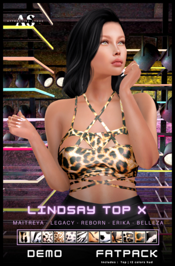 LINDSAY X TOP -  FATPACK - MAITREYA - LEGACY - REBORN - ERIKA - BELLEZA
