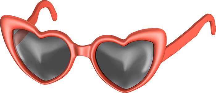 LaGyo_Full Love Sunglasses - Peach