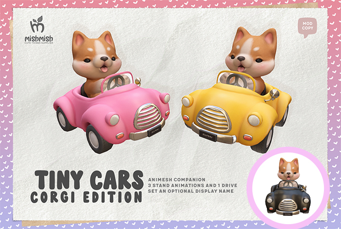 MishMish - Tiny Cars - Corgi Edition - Black [Boxed]