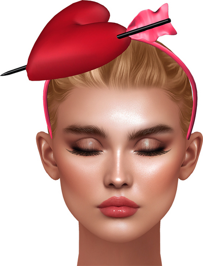 LaGyo_Full Love Headpiece - Red 