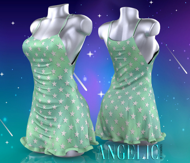 Green Stars Dress Legacy
