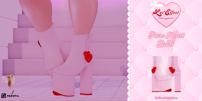 .::LUV EFFECT::. Pure Heart Boots