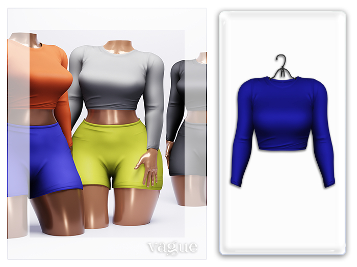 Vague. Carly Top - Blue -