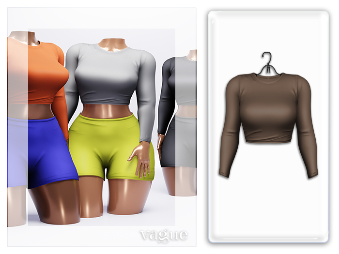Vague. Carly Top - Nude -