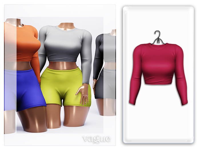 Vague. Carly Top - Pink -