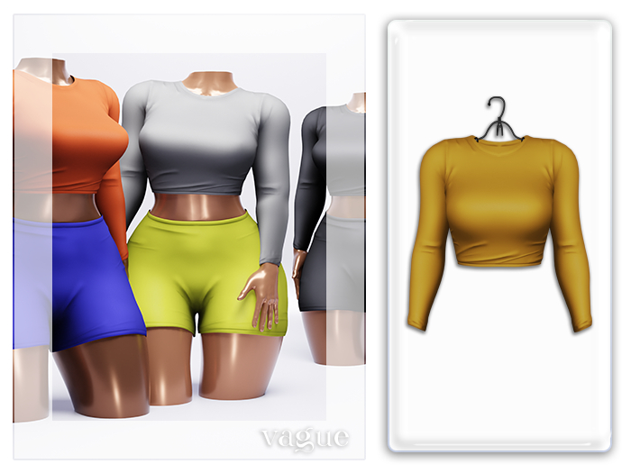 Vague. Carly Top - Yellow -