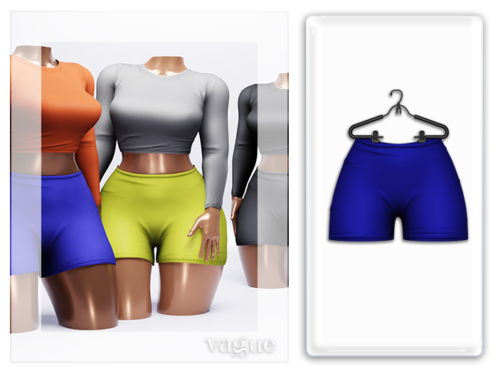 Vague. Carly Shorts - Blue -