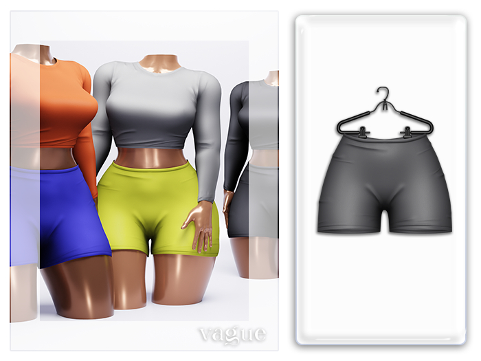 Vague. Carly Shorts - Gray -