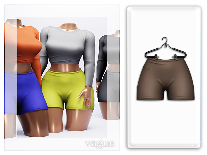 Vague. Carly Shorts - Nude -