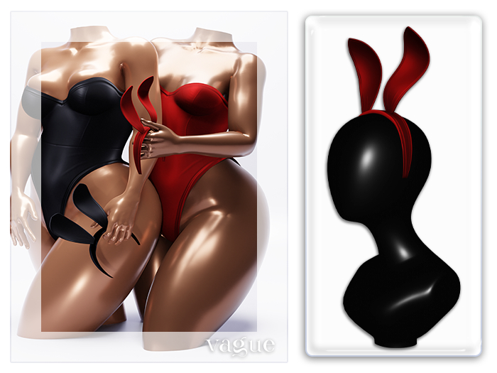 Vague. Bunny Ears Red 