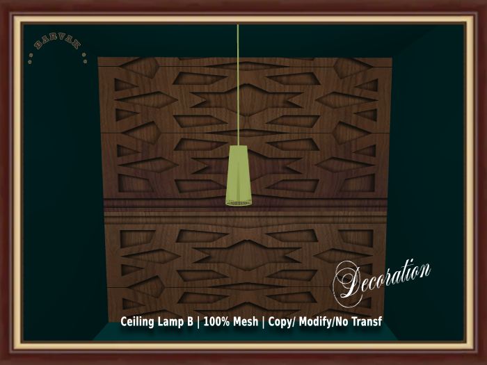 BARVAK - Ceiling Lamp B - Lamp - Light - Decoration