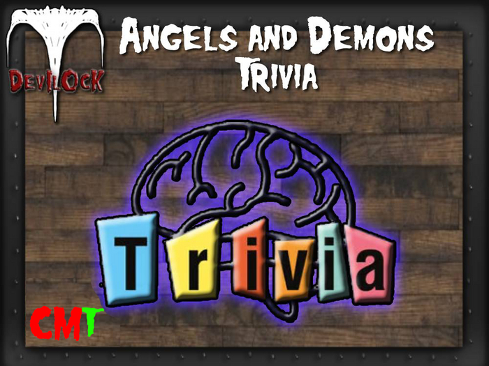 DEVILOCK - Angel and Demon Trivia  (ADD TO UNPACK)