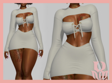 Rosary. Penny . Set White