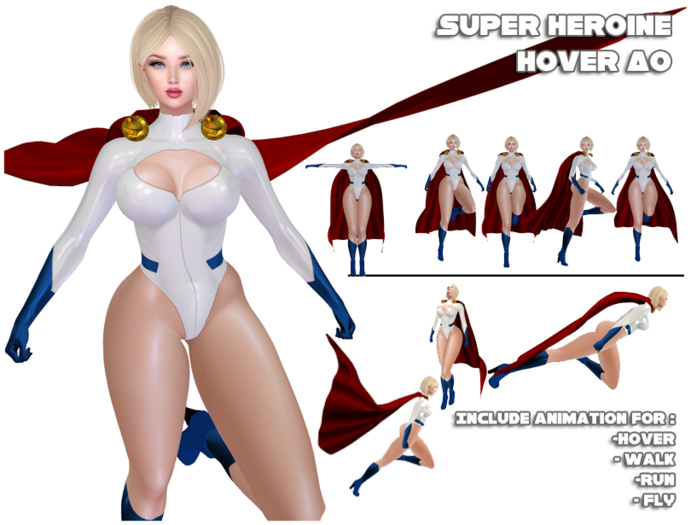 AO Superheroine comics
