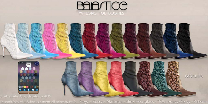 Baiastice_Yv Long Toe Booties-All Colors+ 8 Bonus