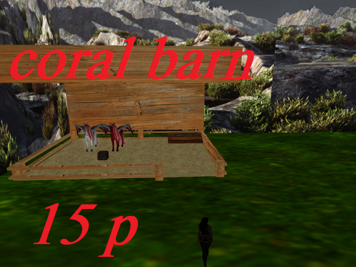 mini barn 15prims  boxed
