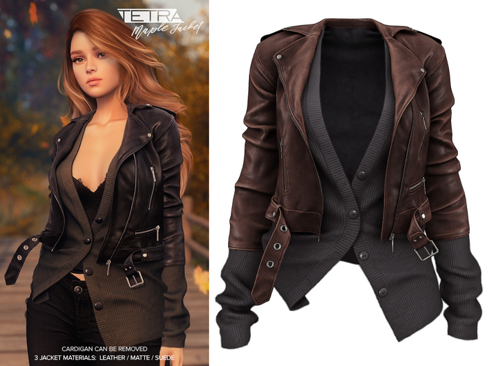 TETRA - Maple Jacket & Cardigan (Choco)