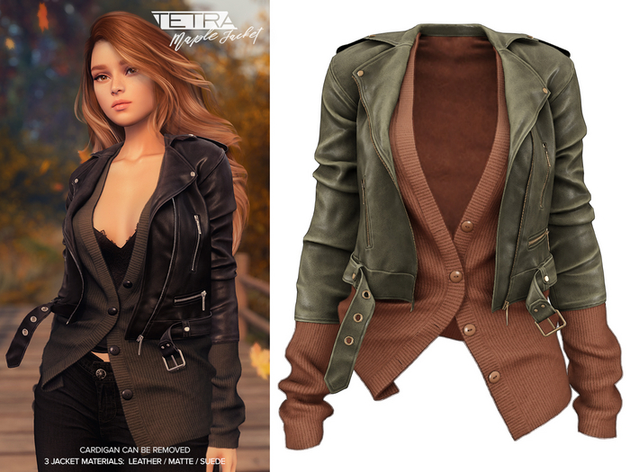 TETRA - Maple Jacket & Cardigan (Olive)