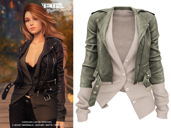 TETRA - Maple Jacket & Cardigan (Sage)