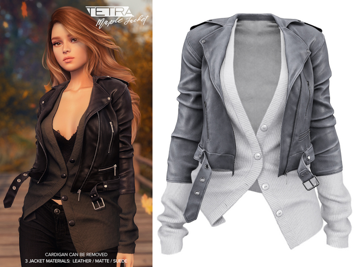 TETRA - Maple Jacket & Cardigan (Shark)
