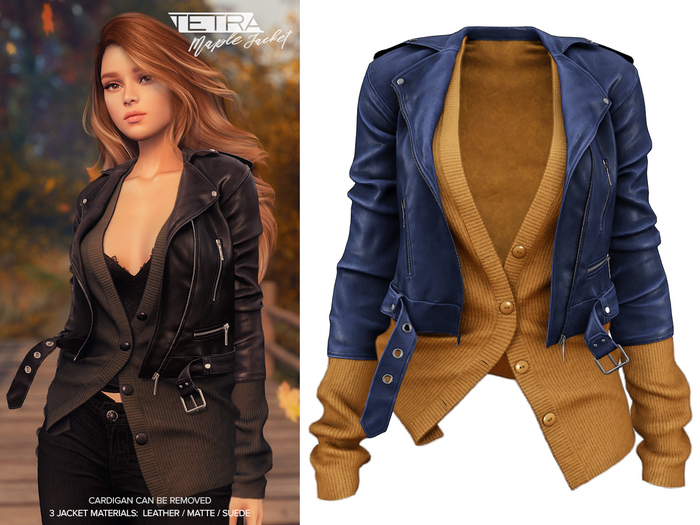 TETRA - Maple Jacket & Cardigan (Navy)