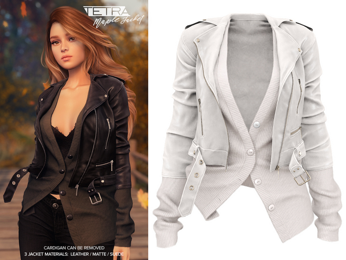TETRA - Maple Jacket & Cardigan (Coconut)