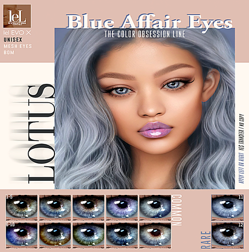 12. LOTUS. Blue Affair Eyes  [boxed] RARE