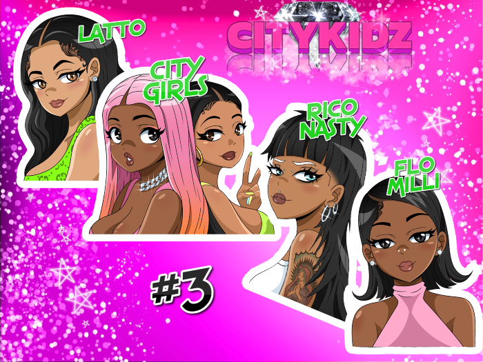 {CITYKIDZ} - Rap Sticker (PACK #3)
