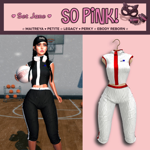 So Pink! - Set JANE white