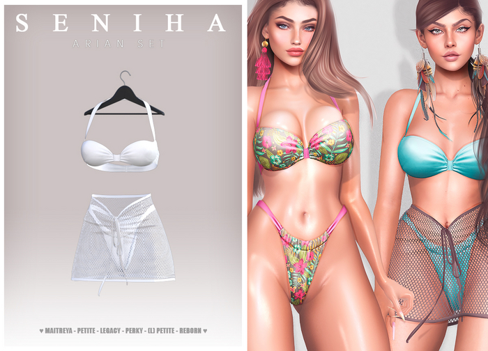 Seniha. Arian Set // White