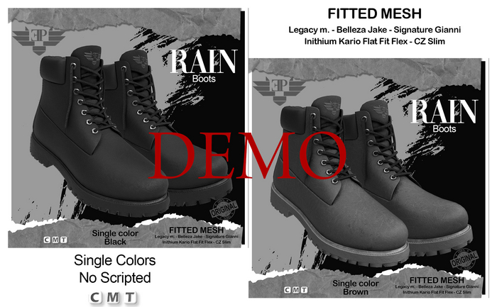 D*E*M*O L'Emporio&PL::*Rain*::-Boots-