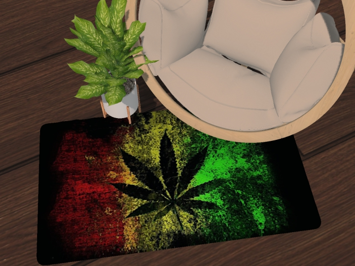 WEED REGGAE RUG