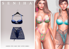 Seniha. Arian Set // Dark Blue