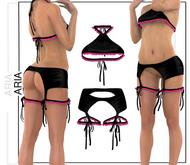 Black Pink Lingerie Outfit Legacy Perky