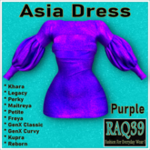 [R39] Asia Dress-Purple
