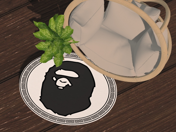 DESIGNER BAPE  RUG