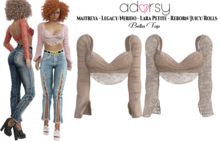 adorsy - Bella Top Brown - Maitreya/Legacy-Nerido/Lara Petite/Reborn-Juicy